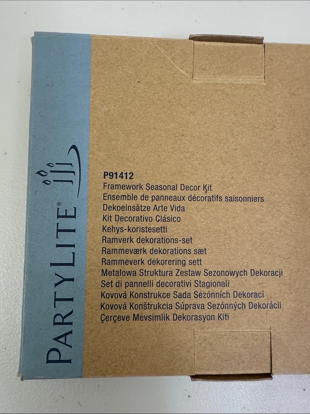 PartyLite Seasonal Framework Decor Kit - Brown
